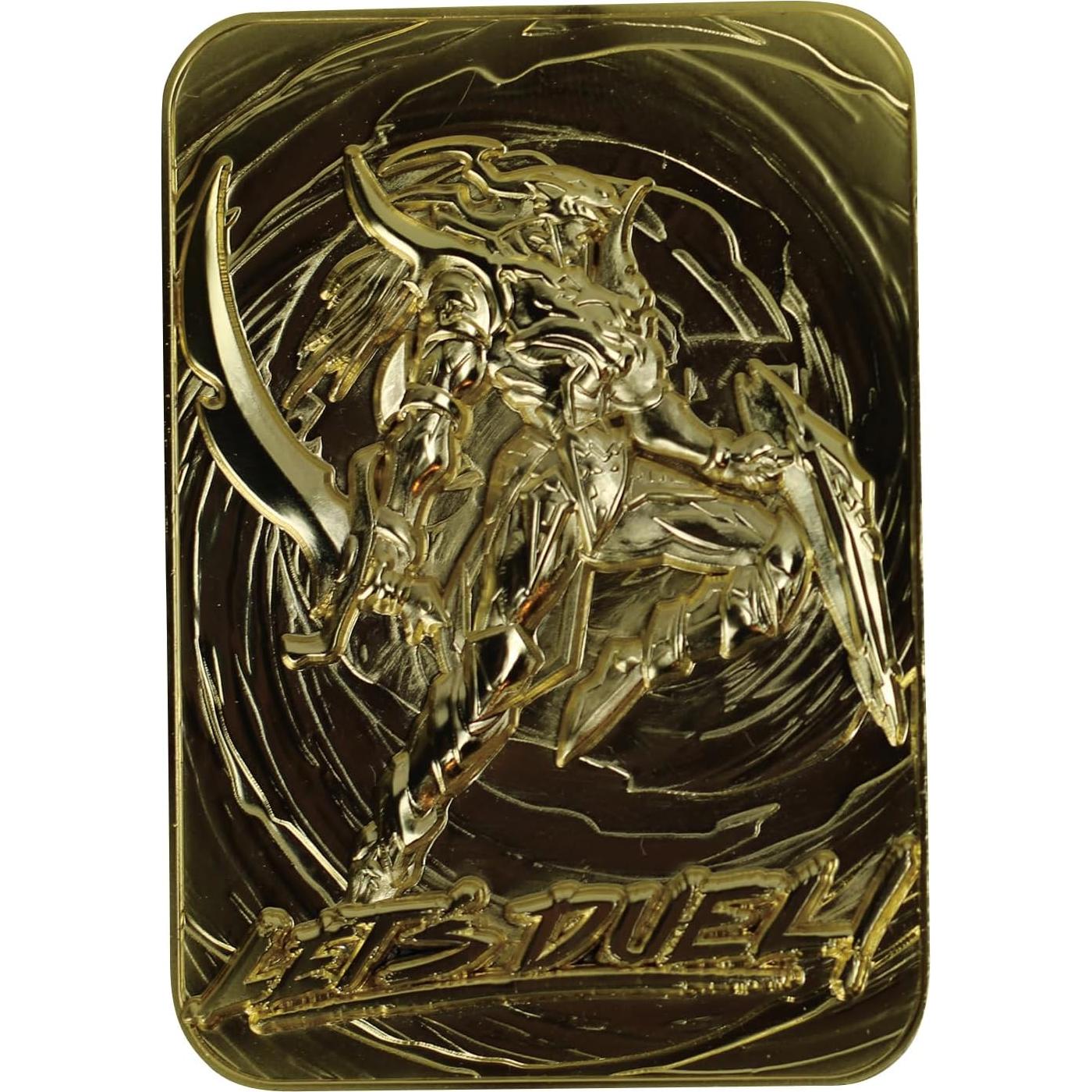 Tarjeta de Metal Yu-Gi-Oh! Black Luster Soldier Oro 24k