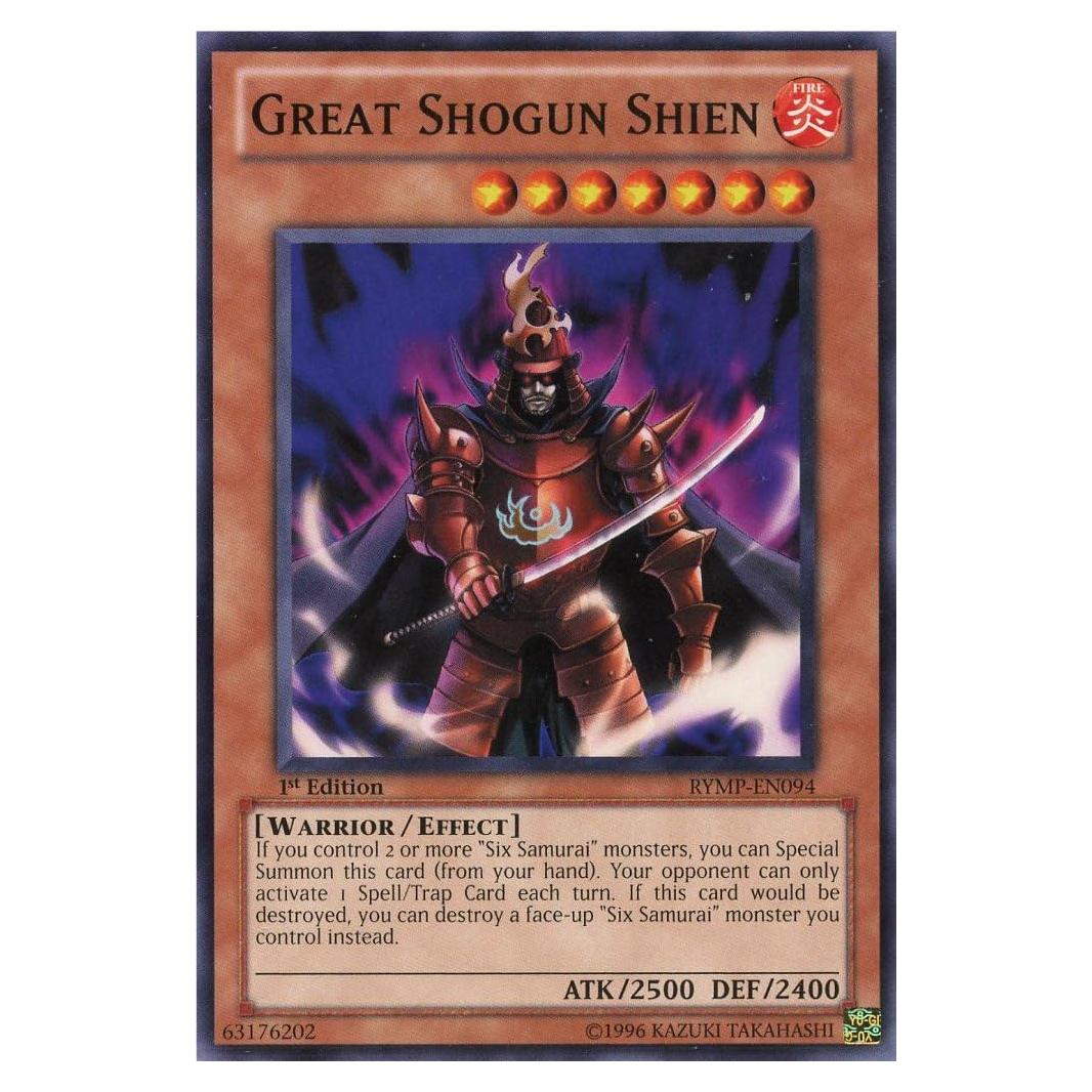 Carta Yu-Gi-Oh! Gran Shogun Shien RYMP-EN094 1ra Edición