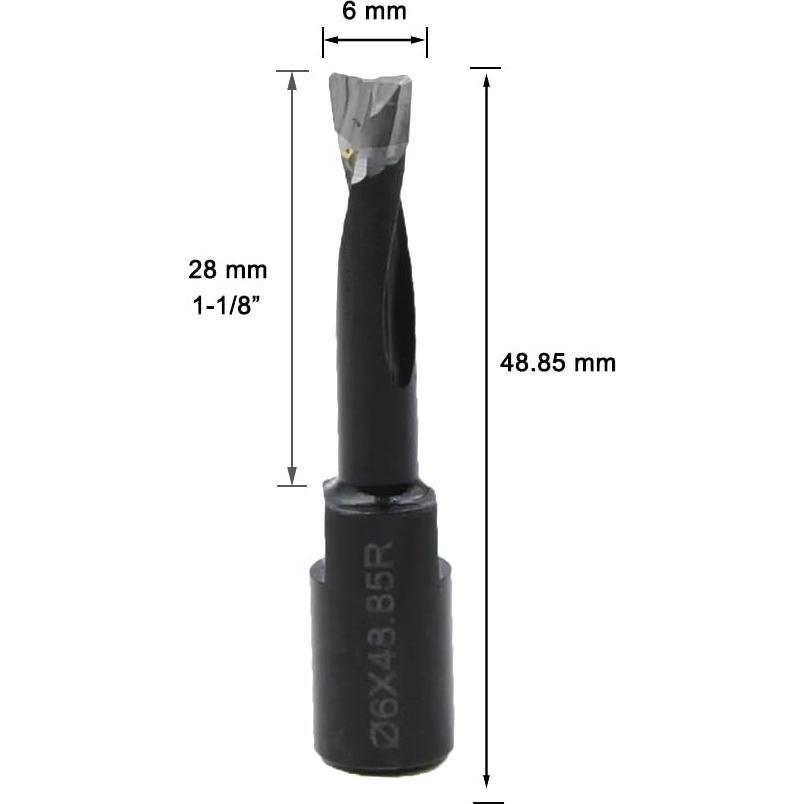 Bit de Carburo Sólido Hopson 6mm para Máquina Domino