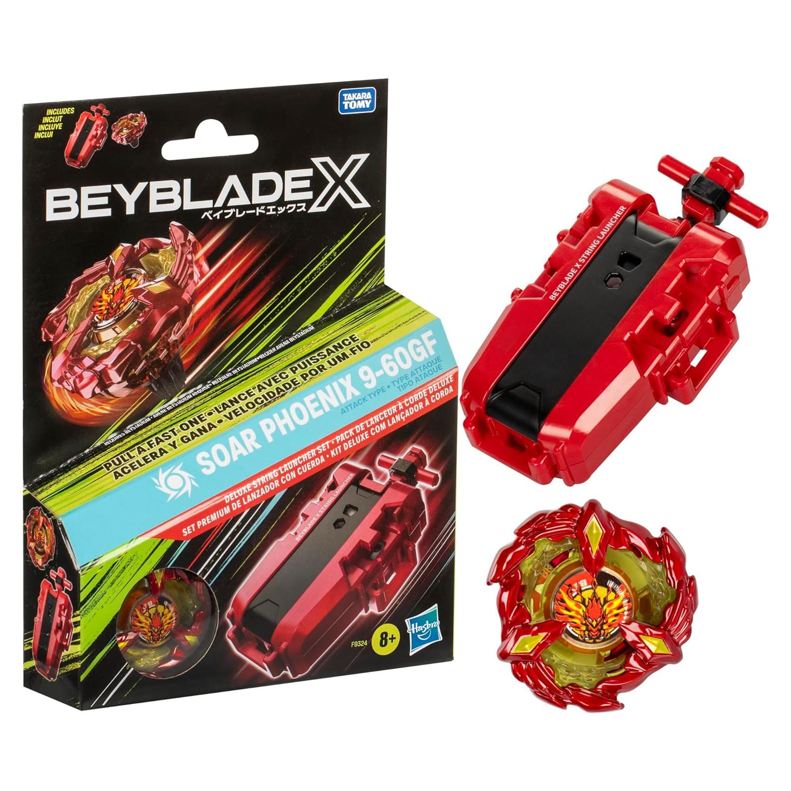 Beyblade X Soar Phoenix 9-60GF Set de Inicio con Lanzador