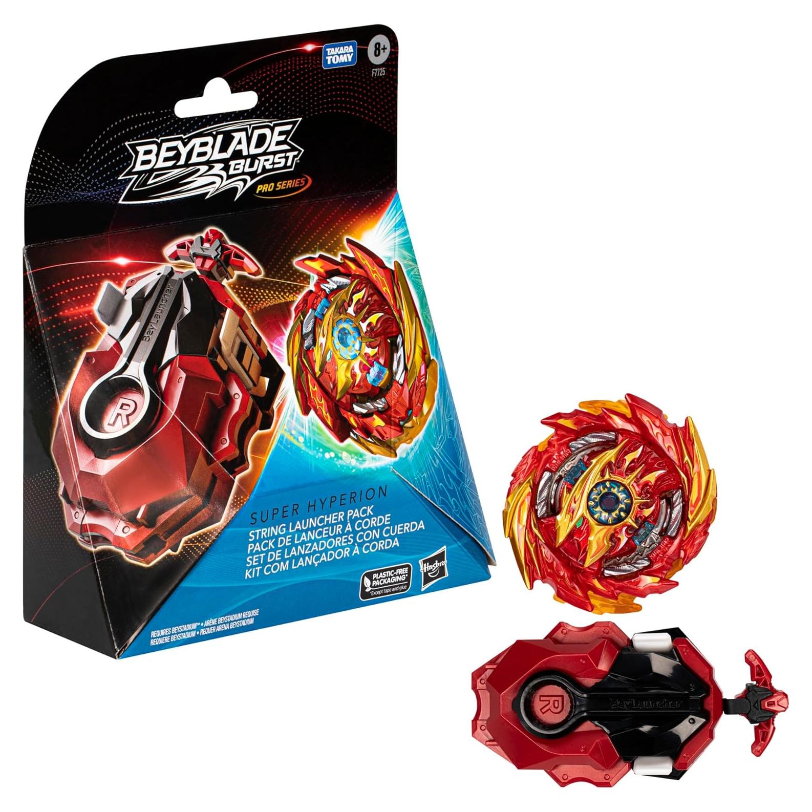Lanzador de Cuerda Beyblade Burst Pro Super Hyperion - Juguete 8+