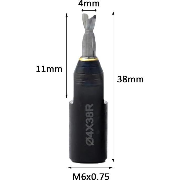 Bit de Carburo Sólido Hopson 4mm para Máquina Domino