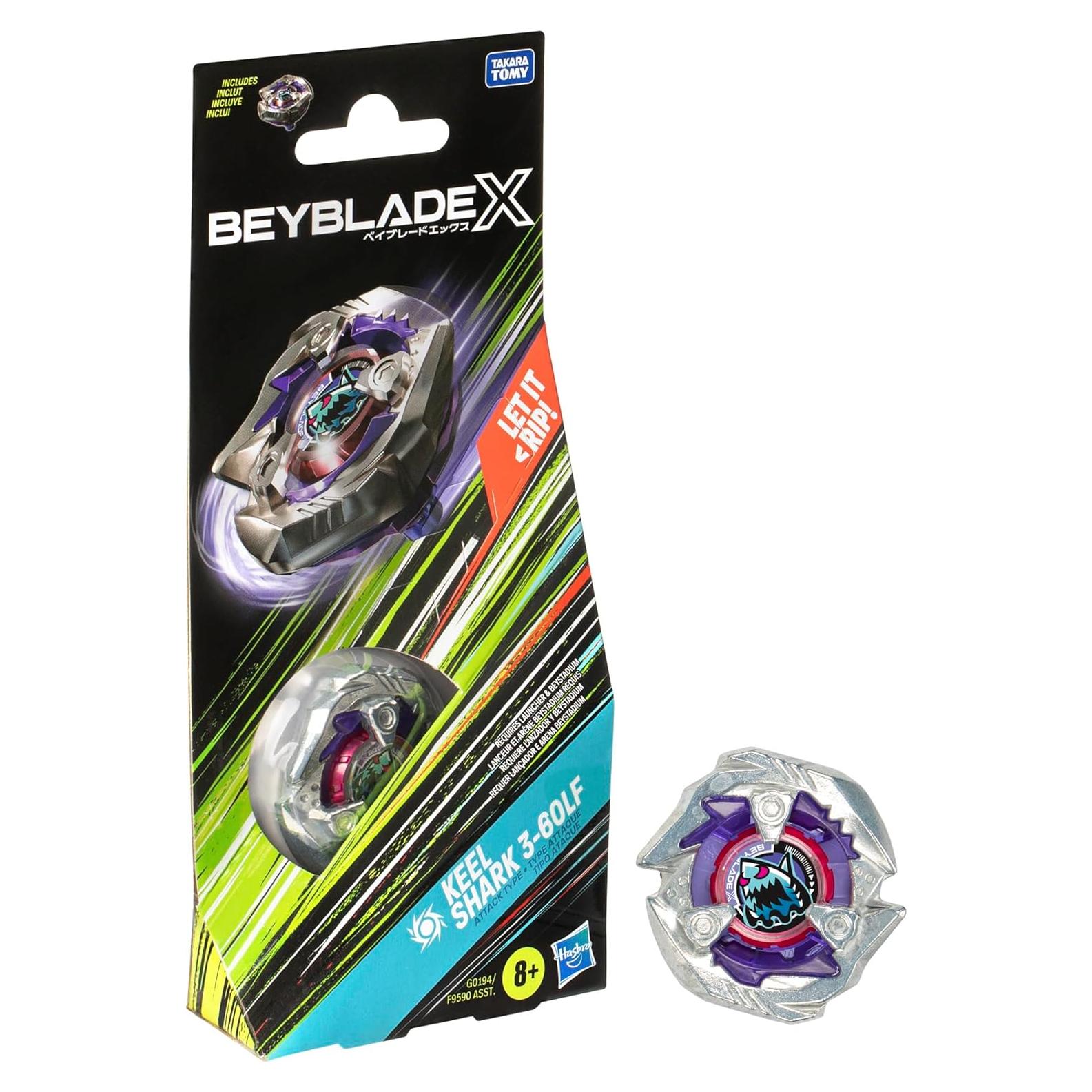 Beyblade X Hasbro Keel Shark 3-60LF - Spinner Desmontable