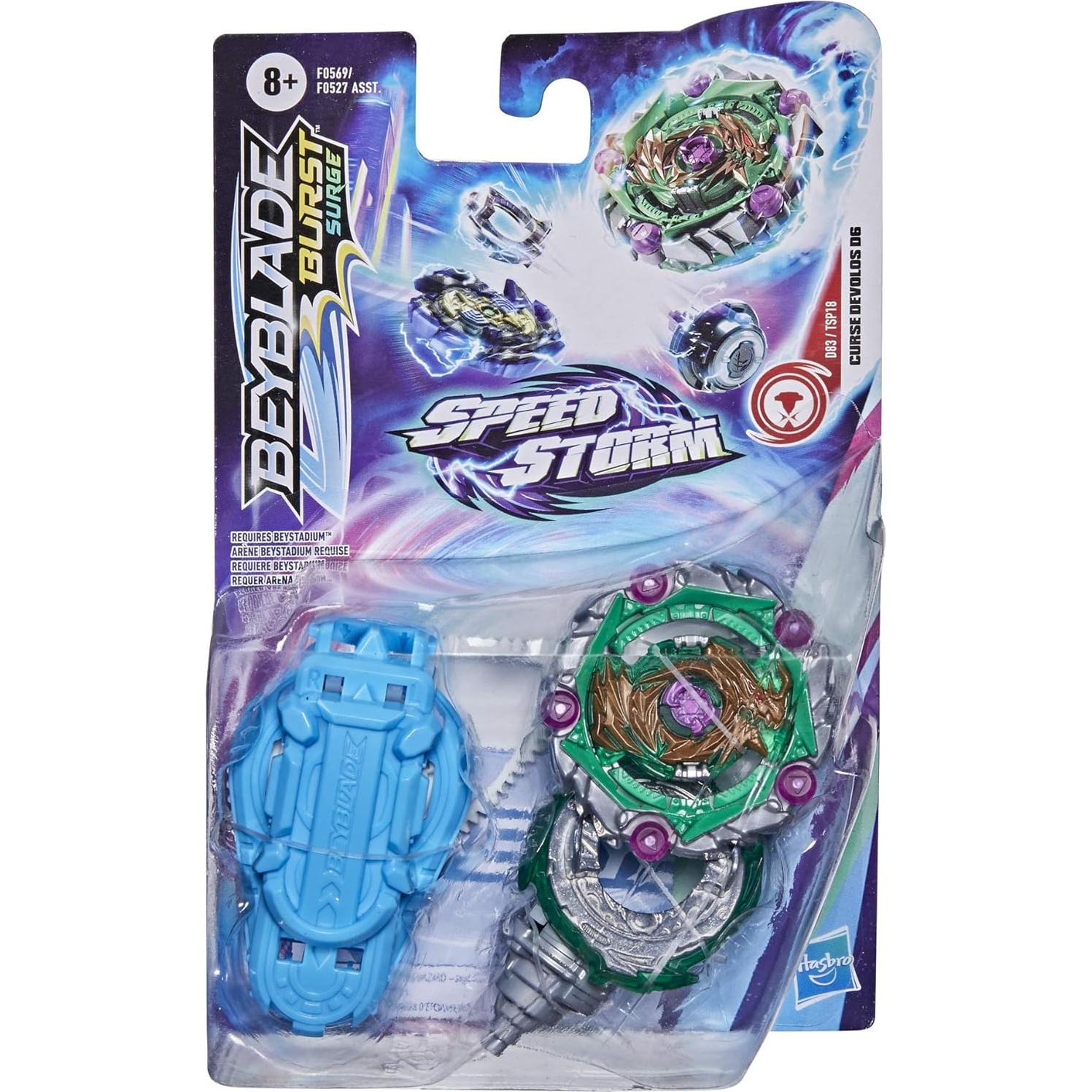 Peonza Beyblade Burst Speedstorm Curse Devolos D6 - Hasbro