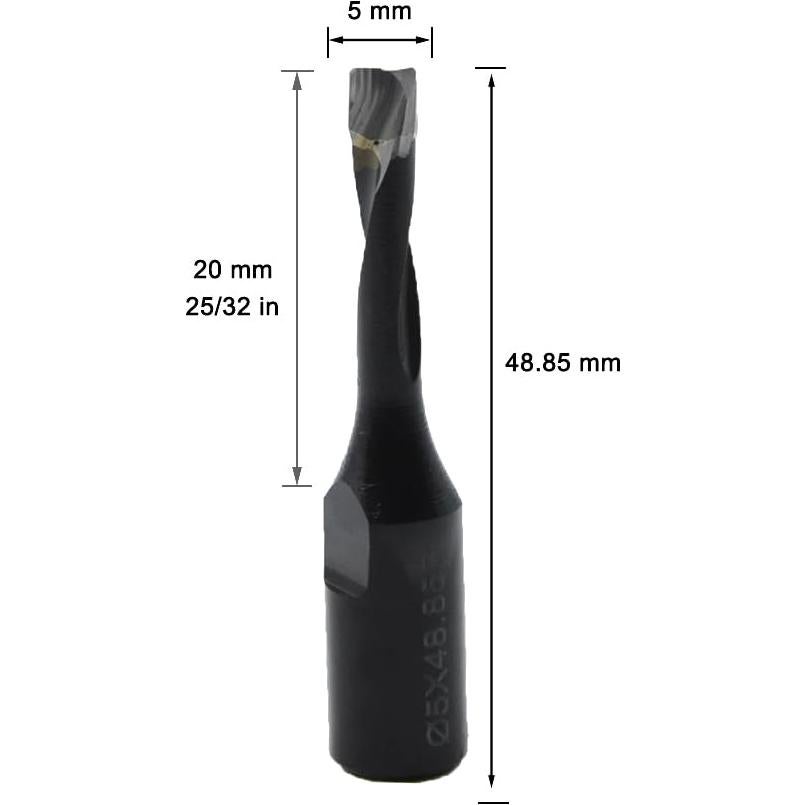 Bit de Carburo Sólido Hopsont 5mm para Máquina Domino