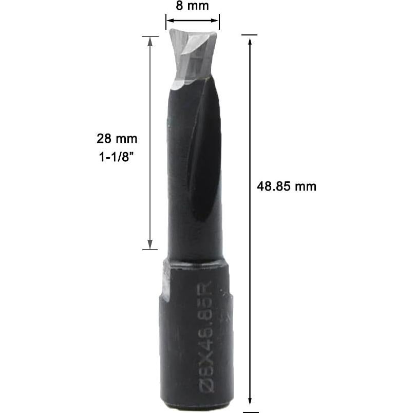 Bit de Carburo Sólido Hopsont 8 mm para Máquina Domino