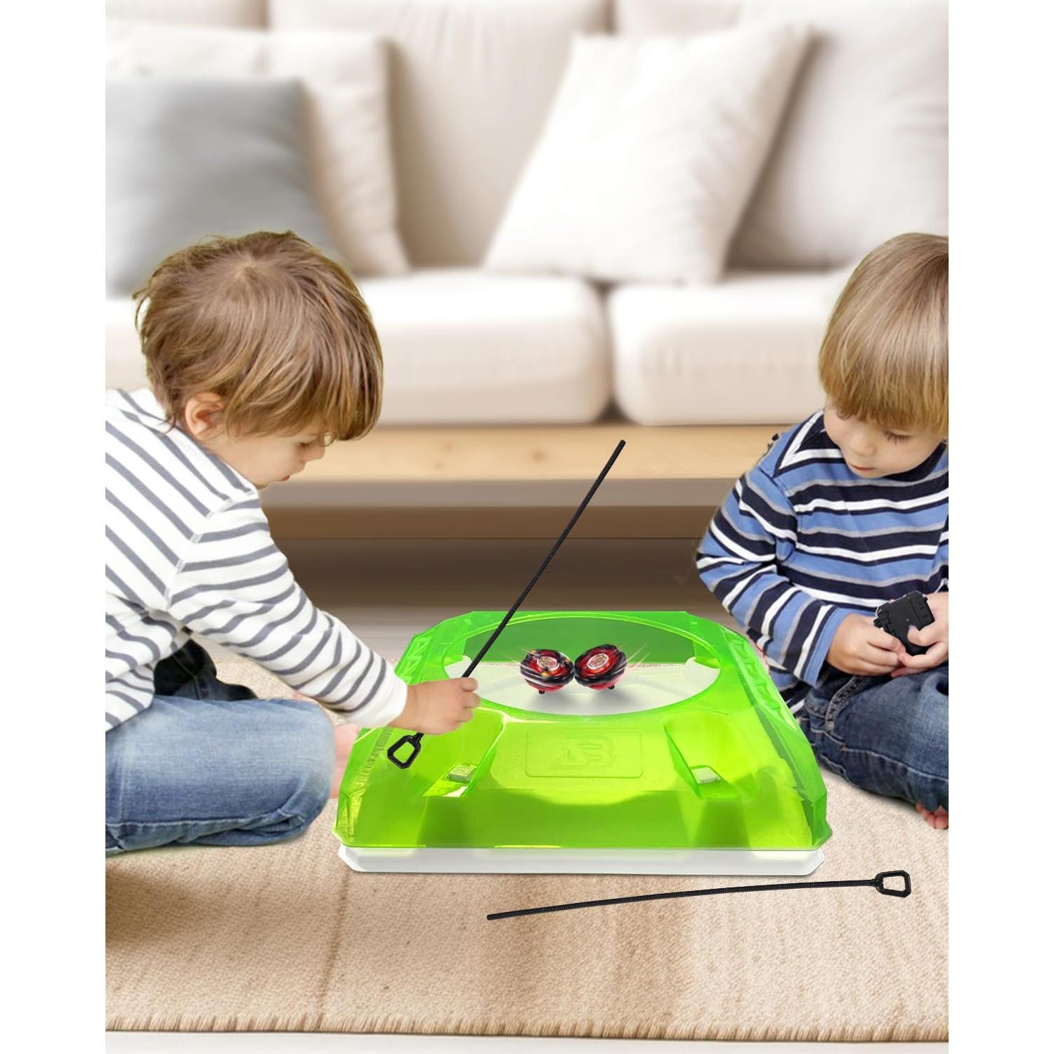 Conjunto de Batalla DEZAWRTY con 2 Trompos y Arena Xtreme