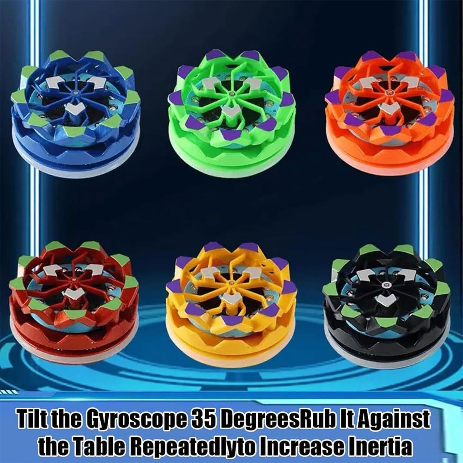 Giroscopio de Punta de Dedo Pegxtwu con Efecto Fuegos Artificiales