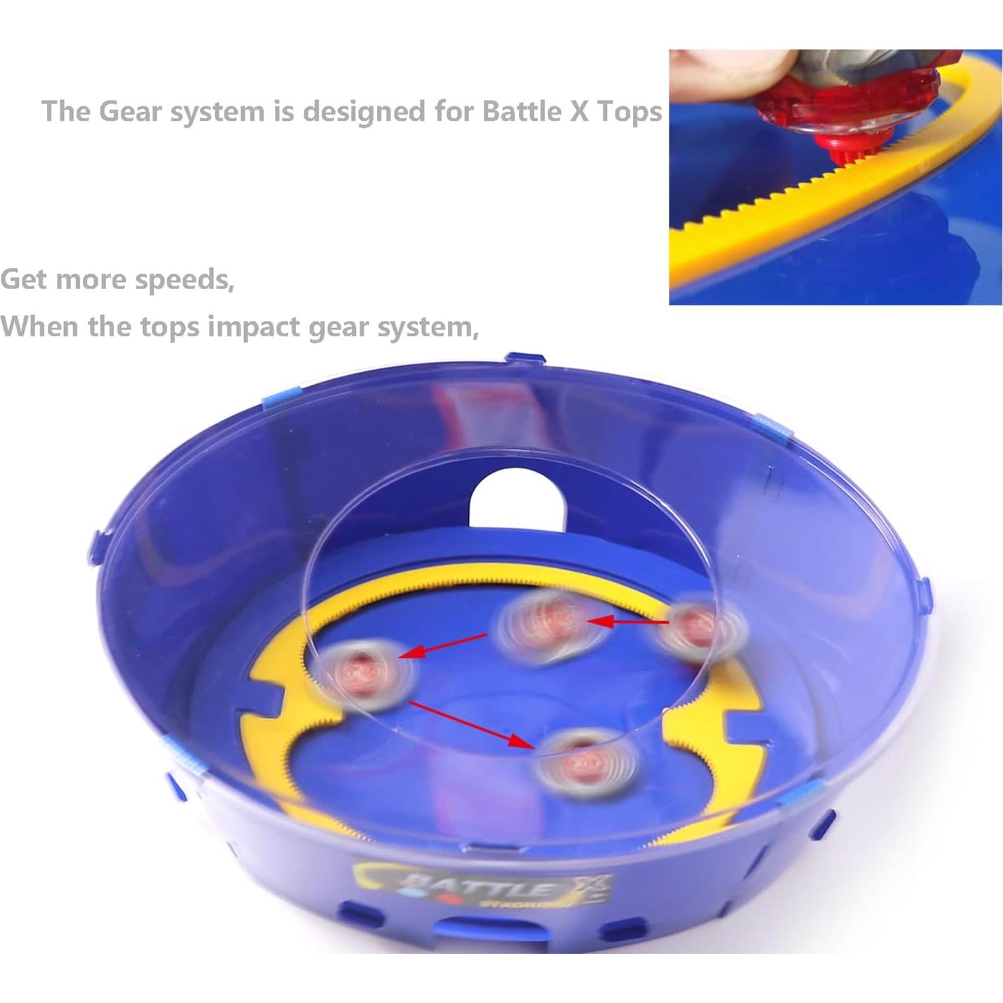 Estadio de Batalla Beyblade X Aimoly 41.15 cm Azul
