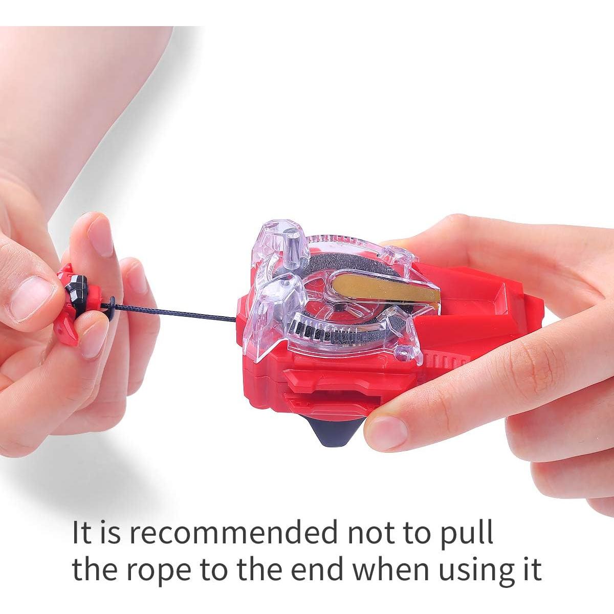 Lanzador Bey Burst Ingooood Rojo Compatible Giro Derecho