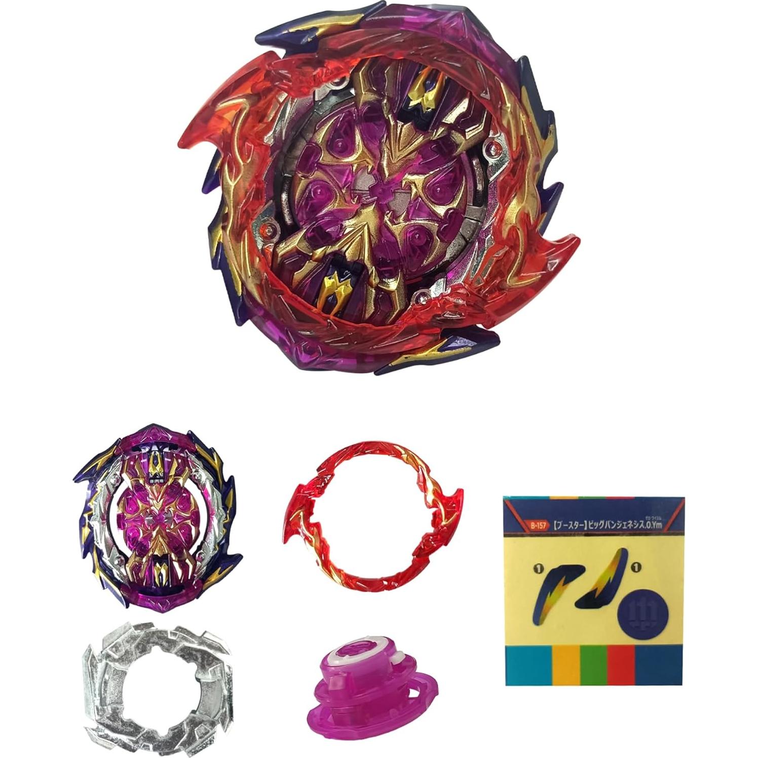 Bey Battle Tops Metal Fusion B-157 con Lanzador Grip