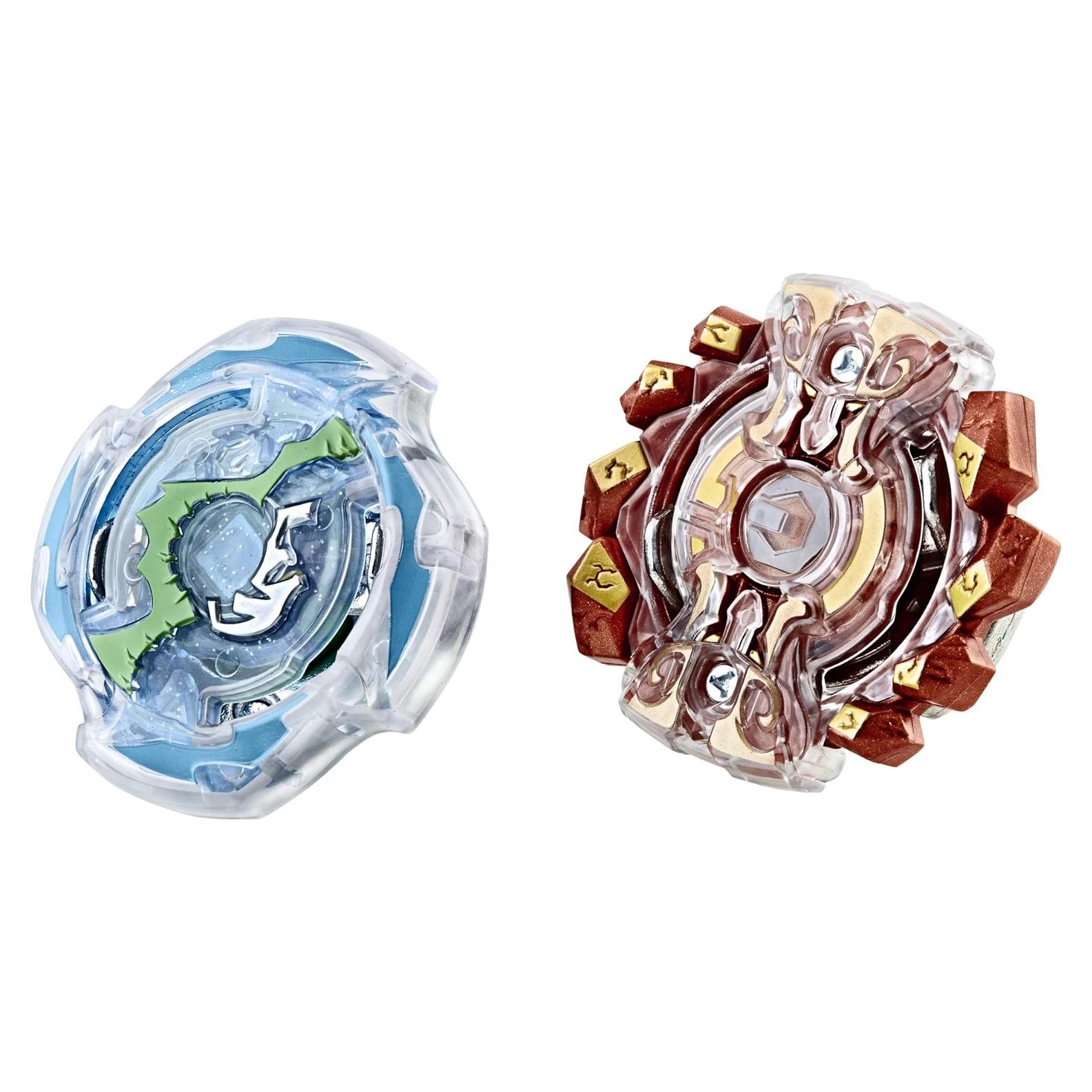 Figura de Acción Beyblade Burst Hasbro D1 y G2 - 2 Tops Intercambiables