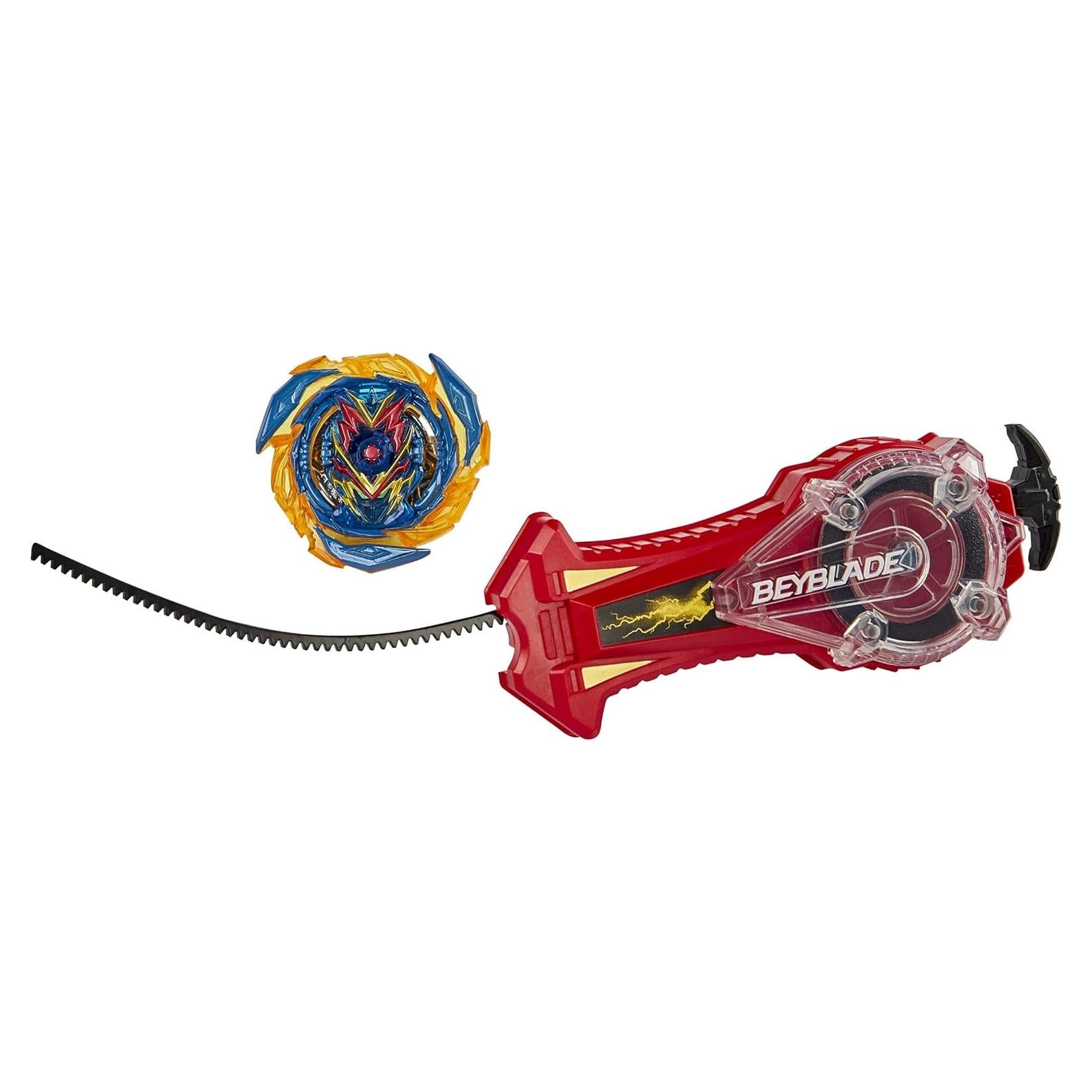 Conjunto Beyblade Burst Speedstorm Brave Valtryek V6 con Lanzador