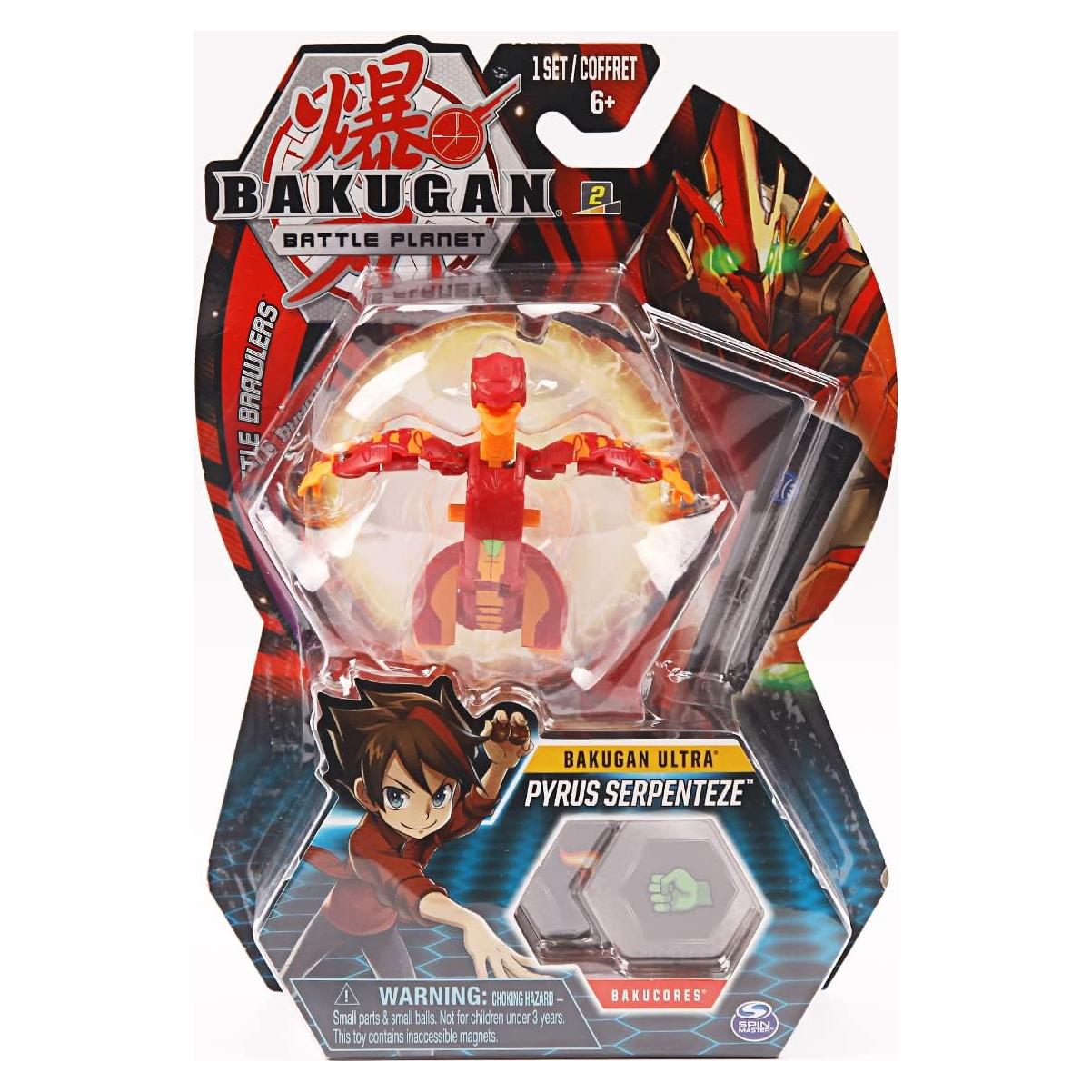 Figura de acción Baku Ultra 7.62 cm con tarjeta de habilidad