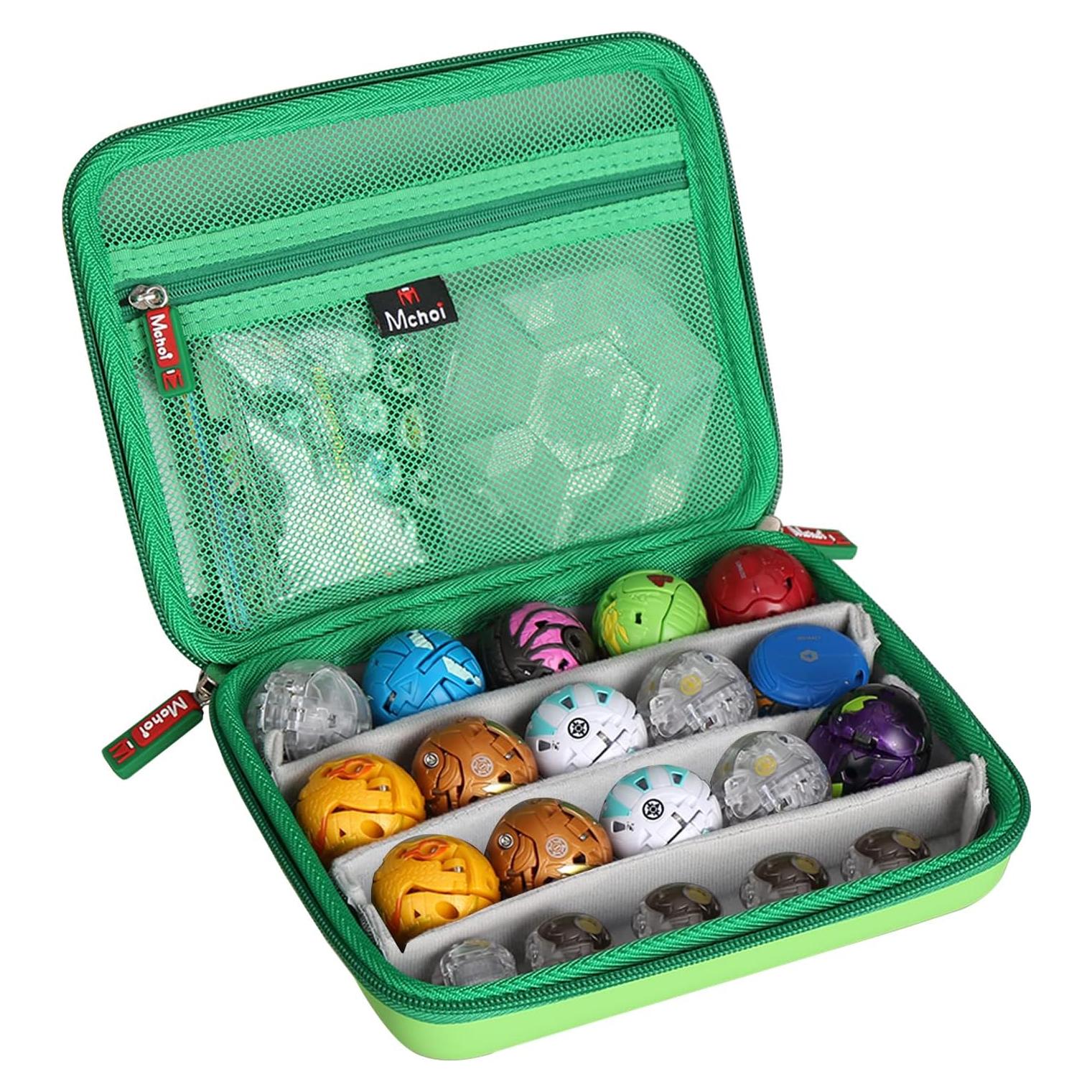 Estuche Organizador Mchoi para Figuras Bakugan 20.32x16.26cm