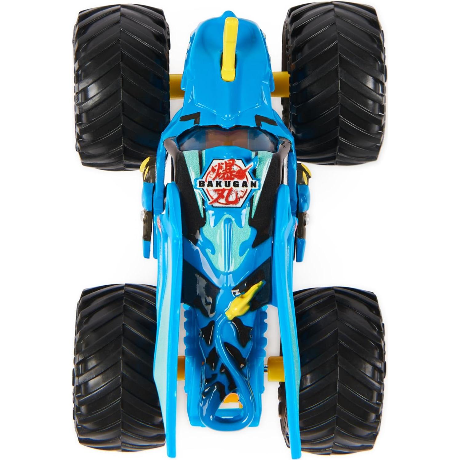 Camión Monstruo Monster Jam Dragonoid Azul 1:64 Metal Fundido
