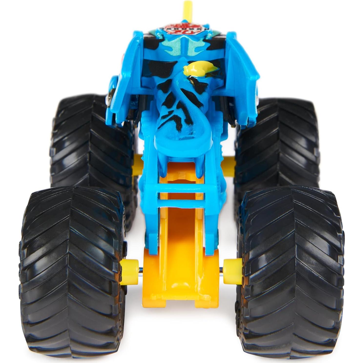 Camión Monstruo Monster Jam Dragonoid Azul 1:64 Metal Fundido