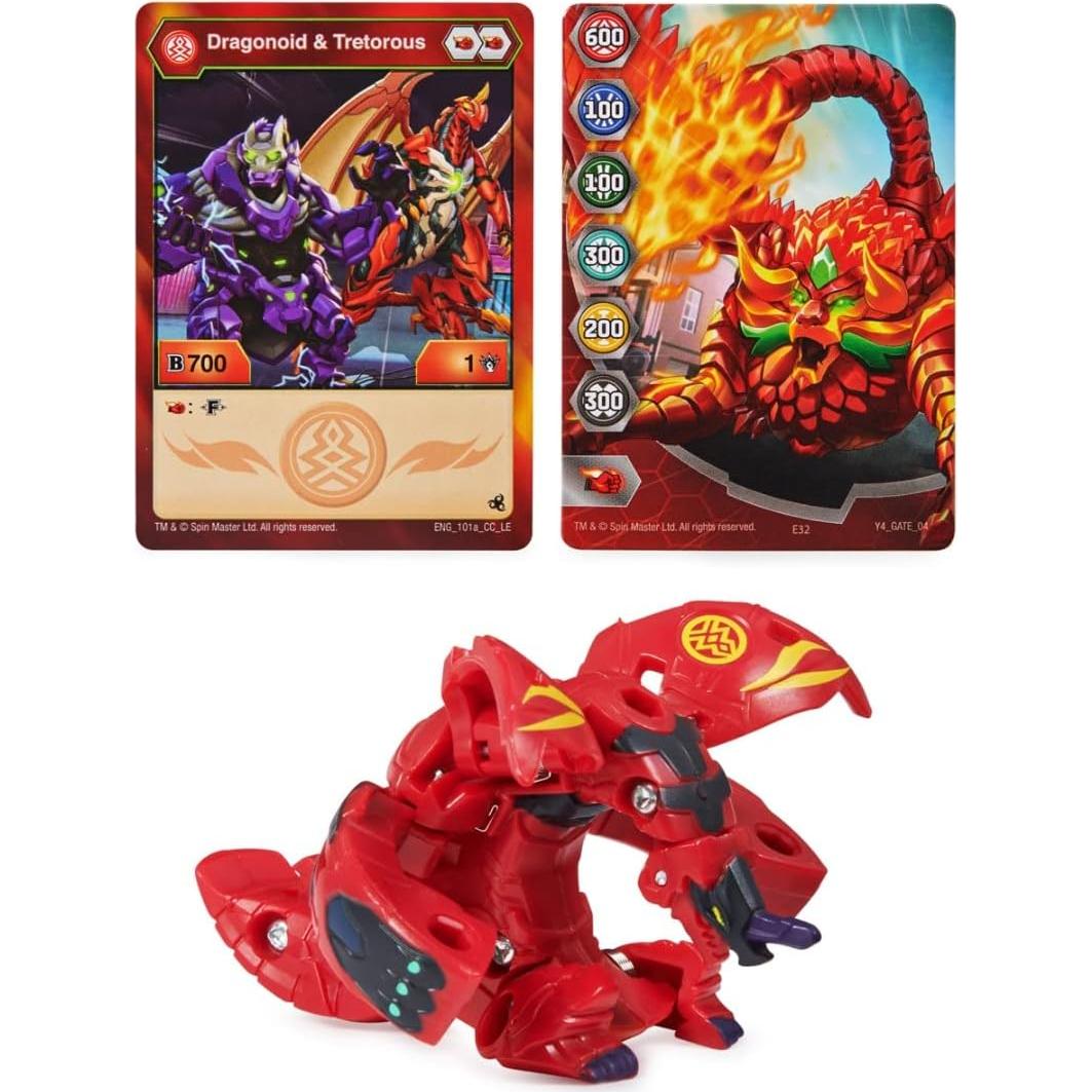 Bakugan Leyendas 2023 Dragonoid x Tretorous figura 5 cm