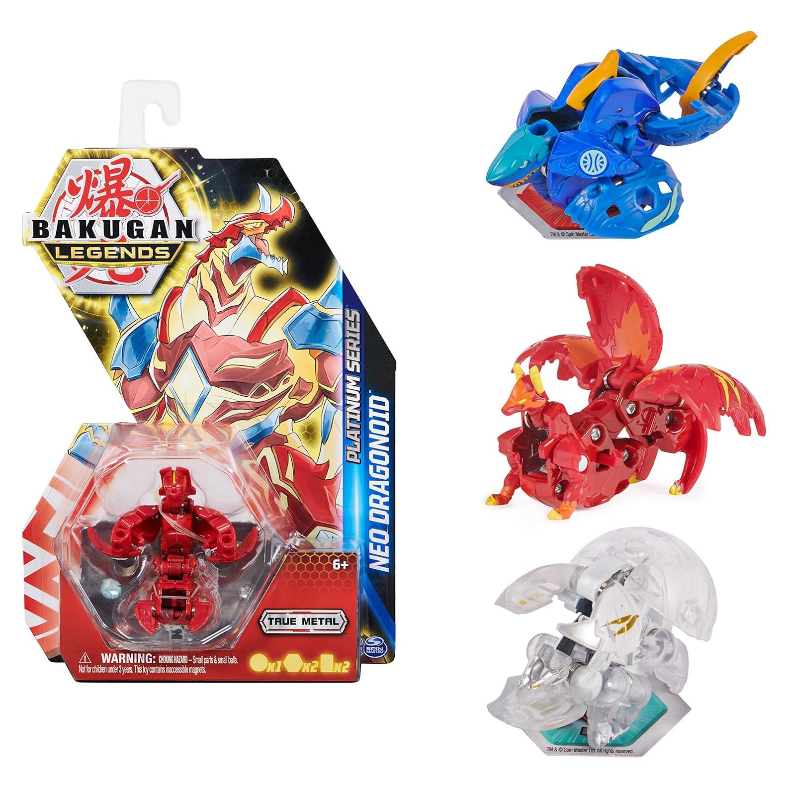 Bakugan Leyendas Platino - 1 Bakugan, 2 BakuCores, Tarjetas