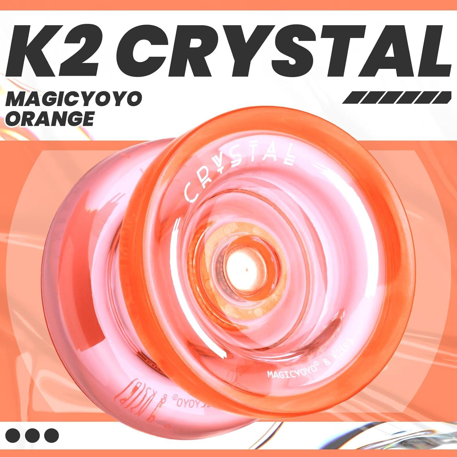 Yoyo MAGICYOYO K2 Plus Cristal Naranja para Trucos