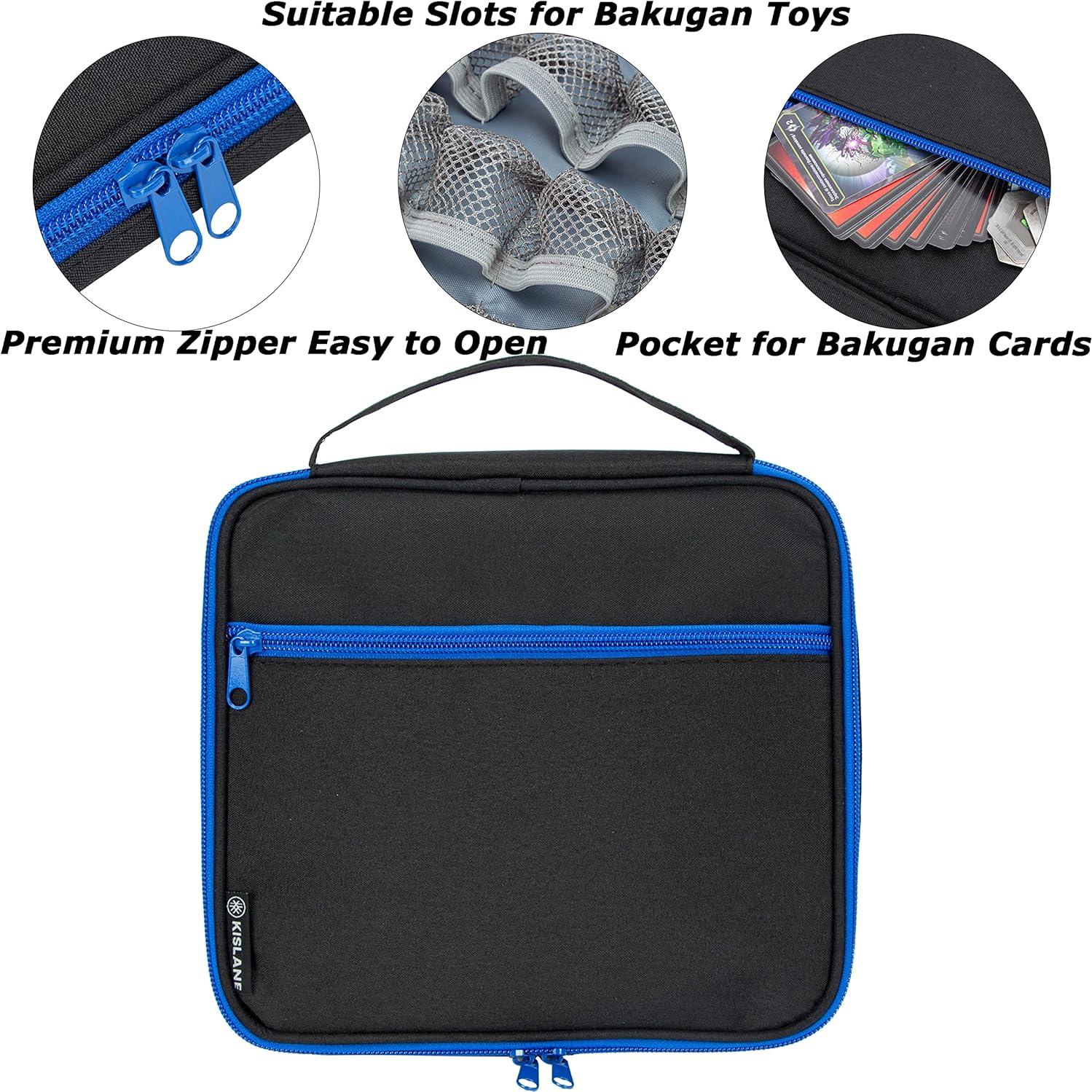 Estuche de Almacenamiento KISLANE para 24 Figuras Bakugan - Negro