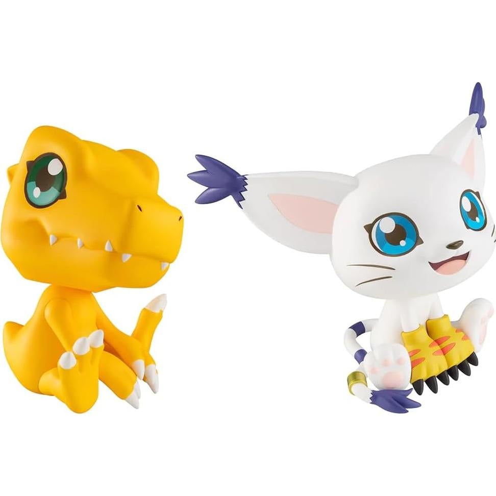 Figura PVC Digimon Adventure Megahouse Tailmon y Agumon