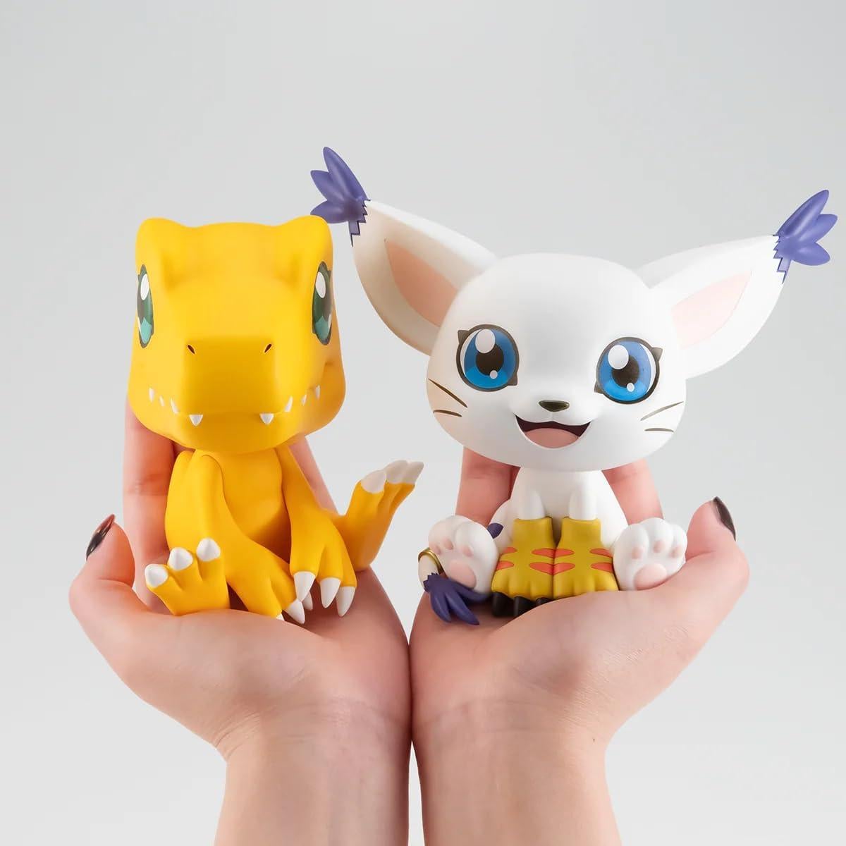 Figura PVC Digimon Adventure Megahouse Tailmon y Agumon