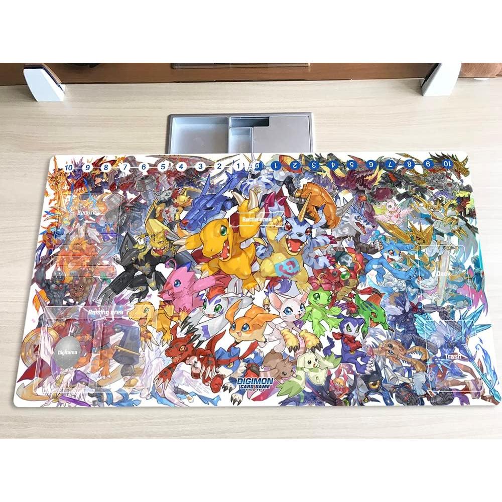 Tapete de Juego Mlikemat Digimon 60.96x35.56 cm + Bolsa Gratis