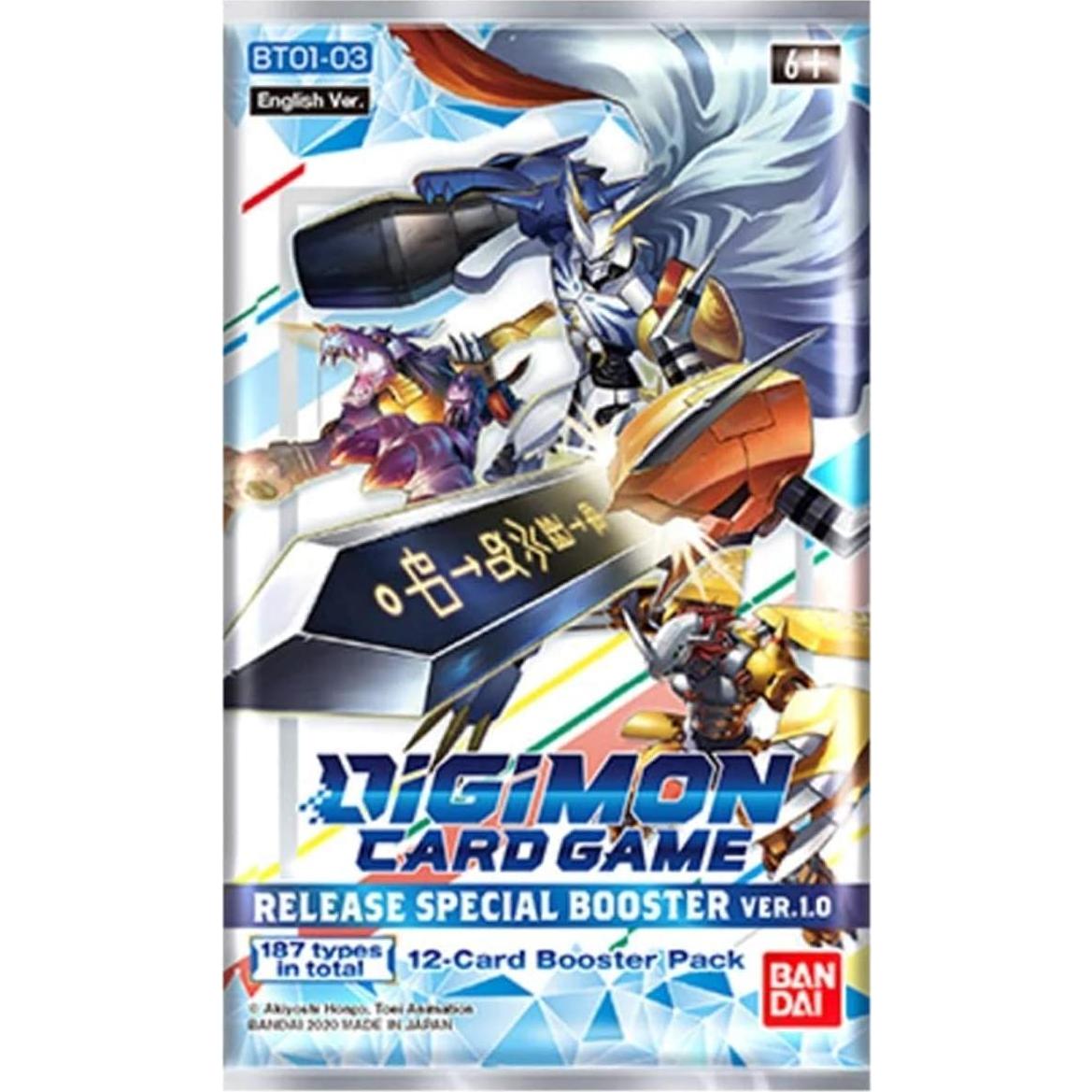 Juego de Cartas Coleccionables Digimon Bandai - Versión Especial 1.0