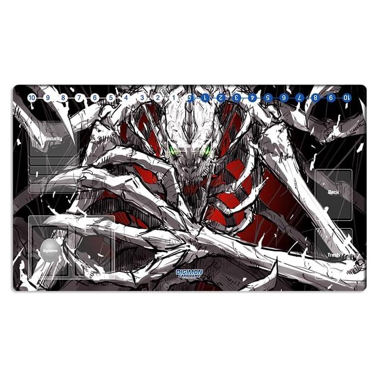 Tapete de Juego Mlikemat Digimon SkullGreymon 60x35cm + Bolsa