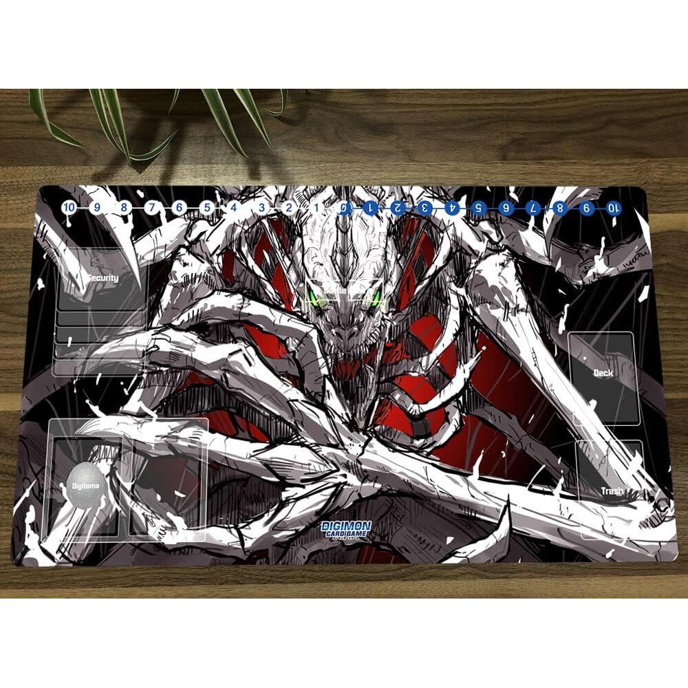 Tapete de Juego Mlikemat Digimon SkullGreymon 60x35cm + Bolsa