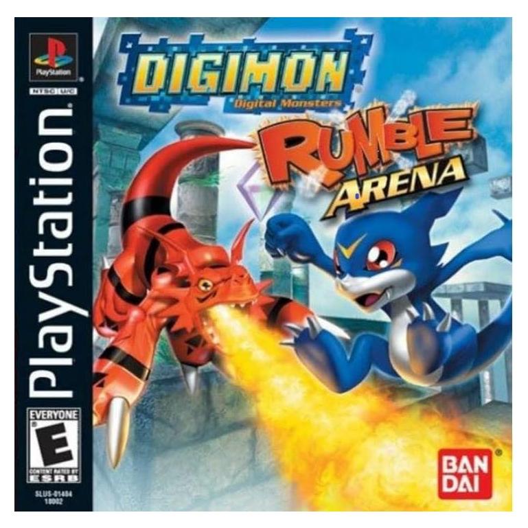 Juego de Lucha Arena Rumble Digimon PS1 Bandai