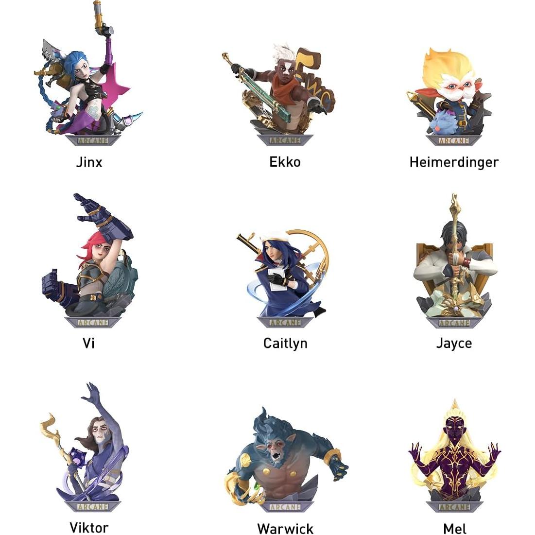 Figuras de Acción POP MART League of Legends Arcane - Caja Sorpresa