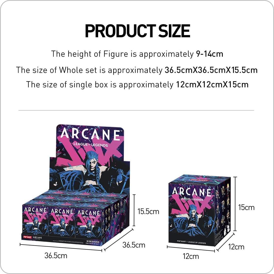 Figuras de Acción POP MART League of Legends Arcane - Caja Sorpresa