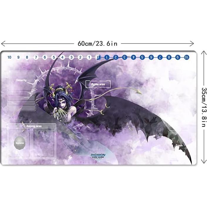 Tapete de Juego DTCG Mlikemat Lilithmon 60x35 cm + Bolsa Gratis