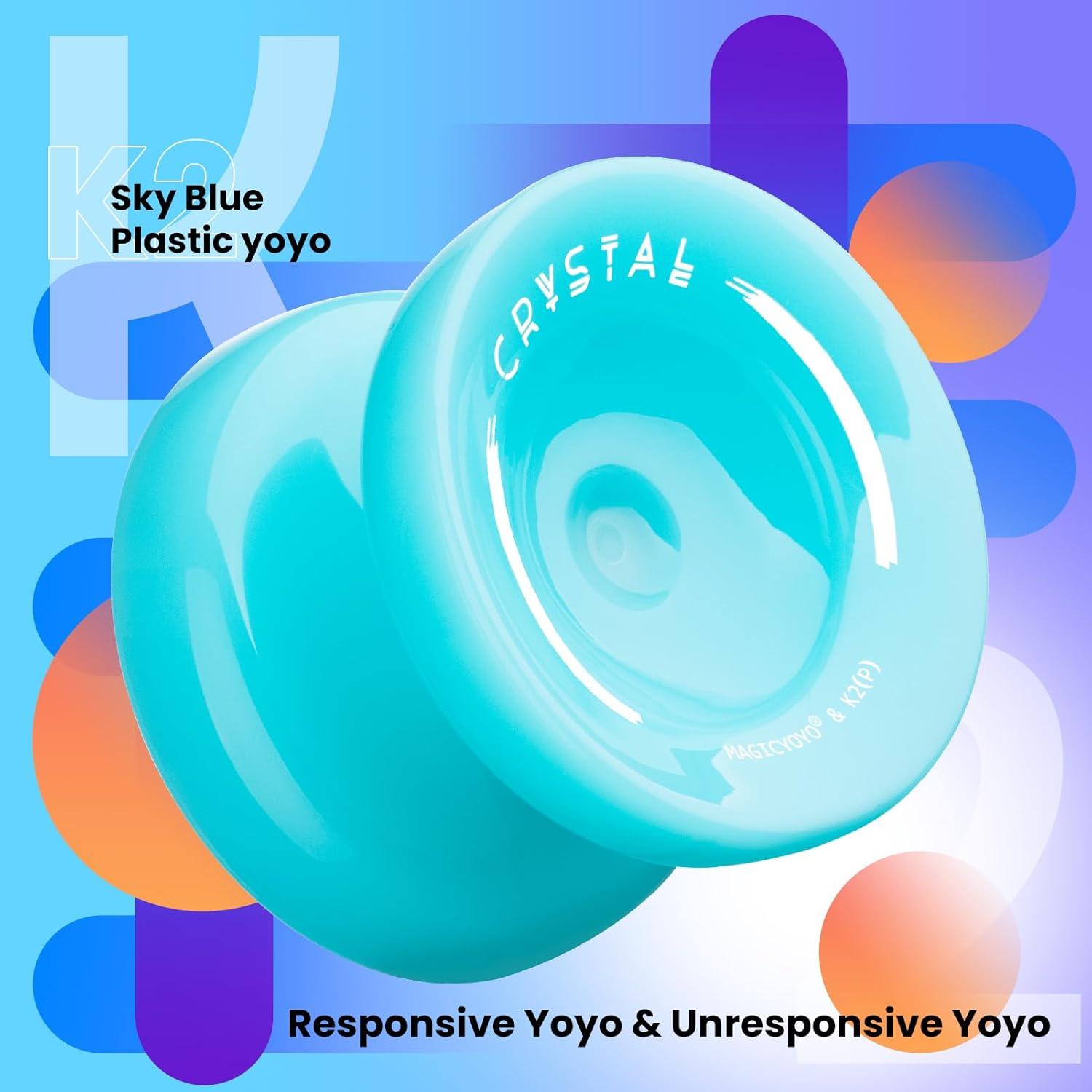 Yoyo MAGICYOYO K2 Azul Cielo para Niños y Principiantes