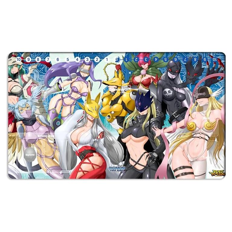 Tapete de Juego Mlikemat Digimon 60.96x35.56 cm + Bolsa Gratis