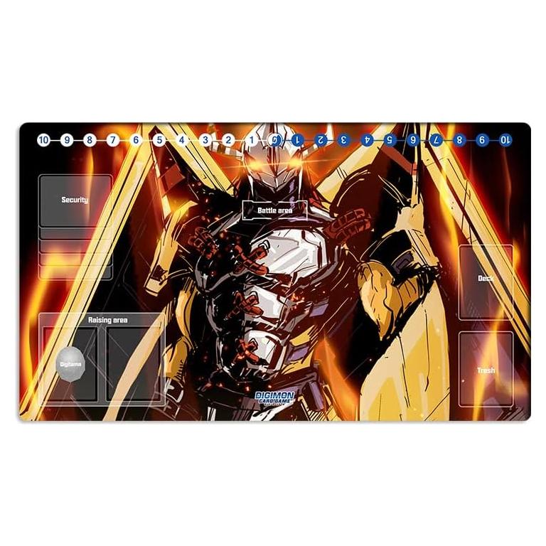 Tapete de Juego Mlikemat Digimon WarGreymon 60x35 cm con Bolsa