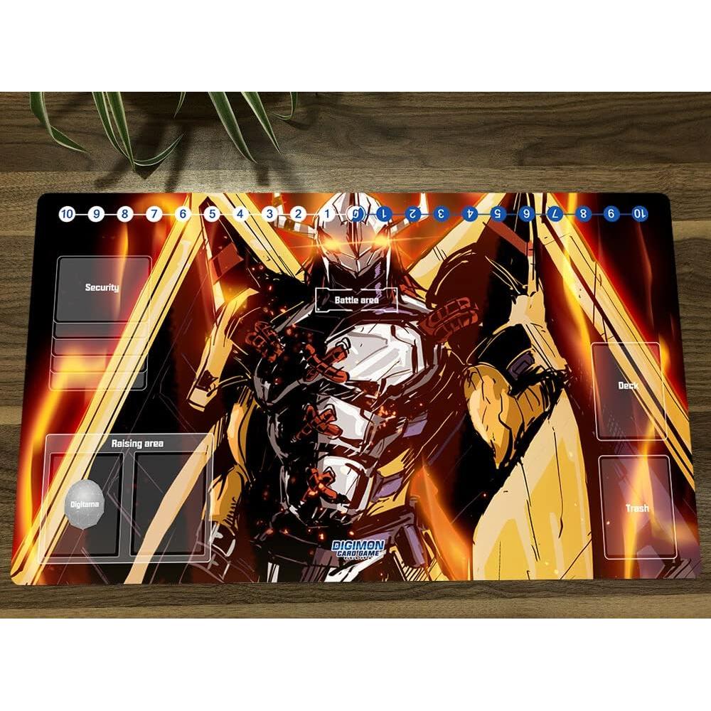 Tapete de Juego Mlikemat Digimon WarGreymon 60x35 cm con Bolsa