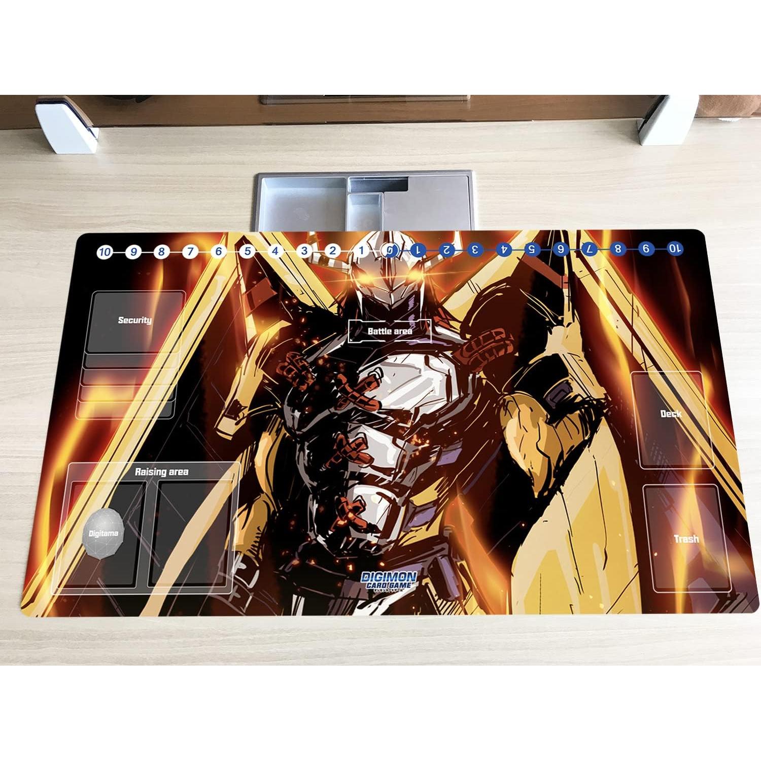 Tapete de Juego Mlikemat Digimon WarGreymon 60x35 cm con Bolsa