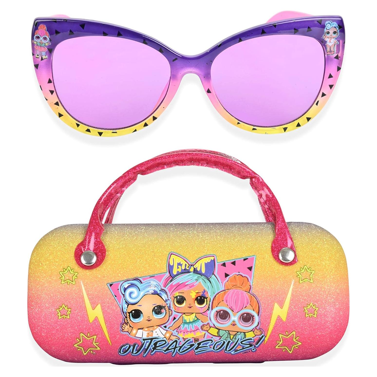 Gafas de Sol LOL Surprise para Niñas con Estuche Rosa