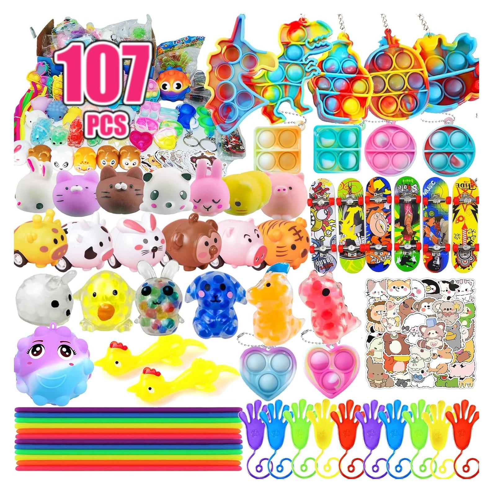 Leeche 107PCS Juguetes para Fiesta de Cumpleaños Niños