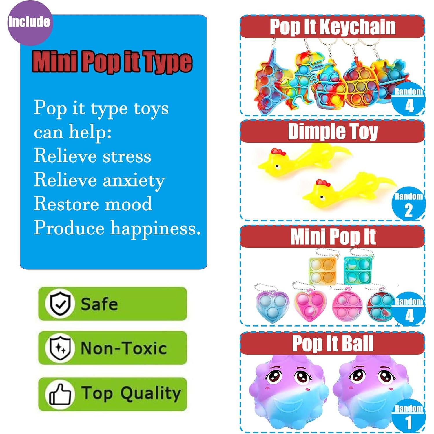 Leeche 107PCS Juguetes para Fiesta de Cumpleaños Niños