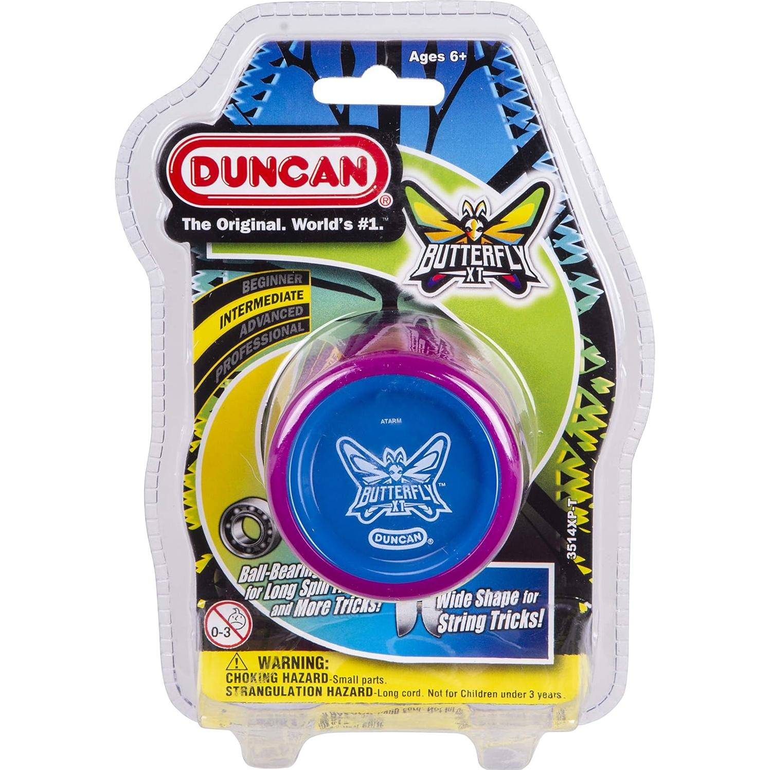 Yo-Yo Duncan Butterfly XT Púrpura con Eje de Rodamiento