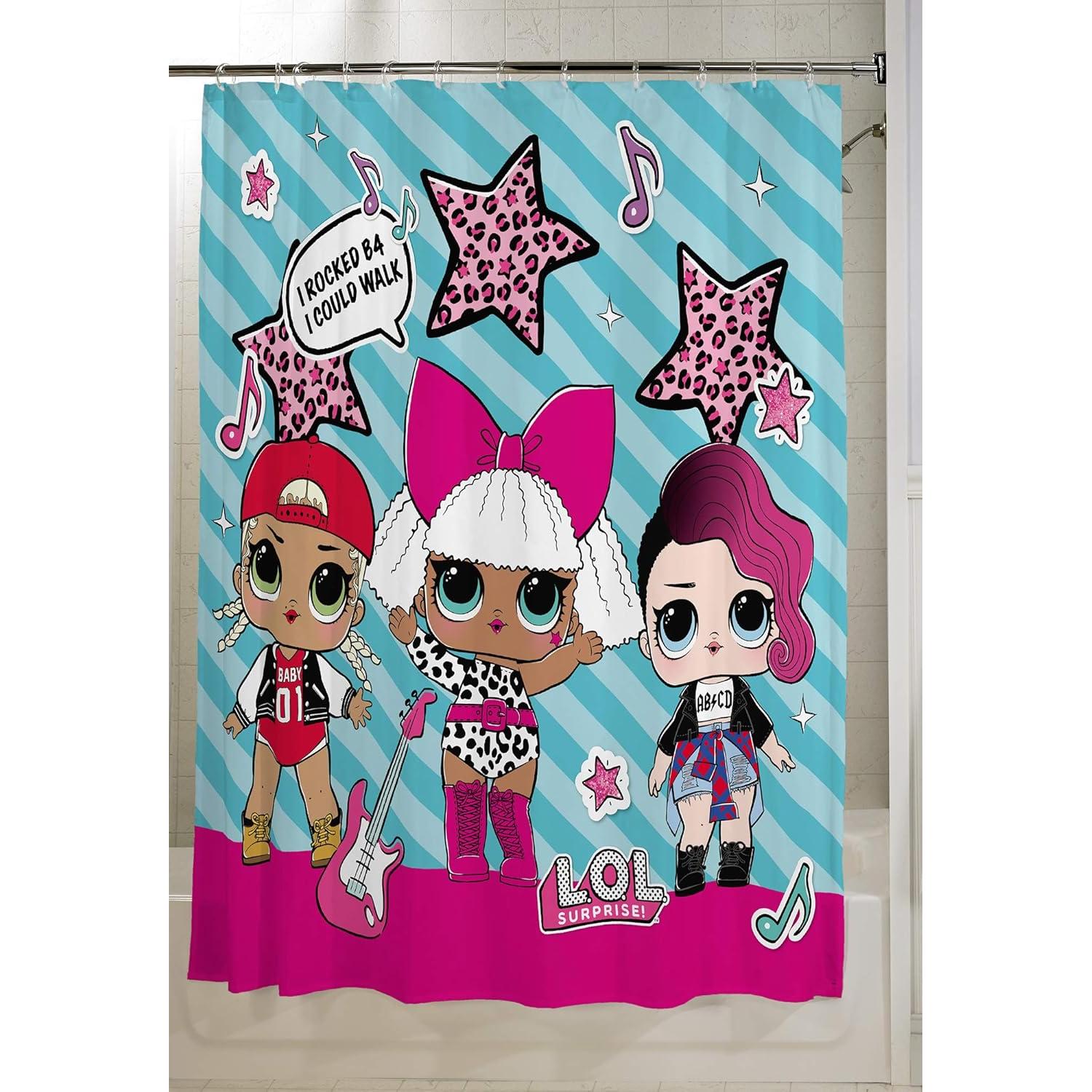 Cortina de Ducha Decorativa Franco 72x72 cm LOL Surprise