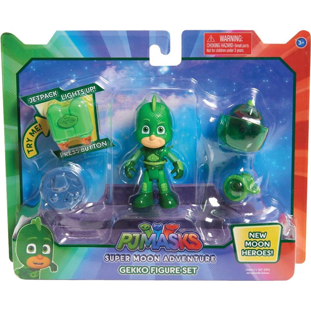 Conjunto de Figuras de Aventura PJ Masks Gekko 7.6 cm