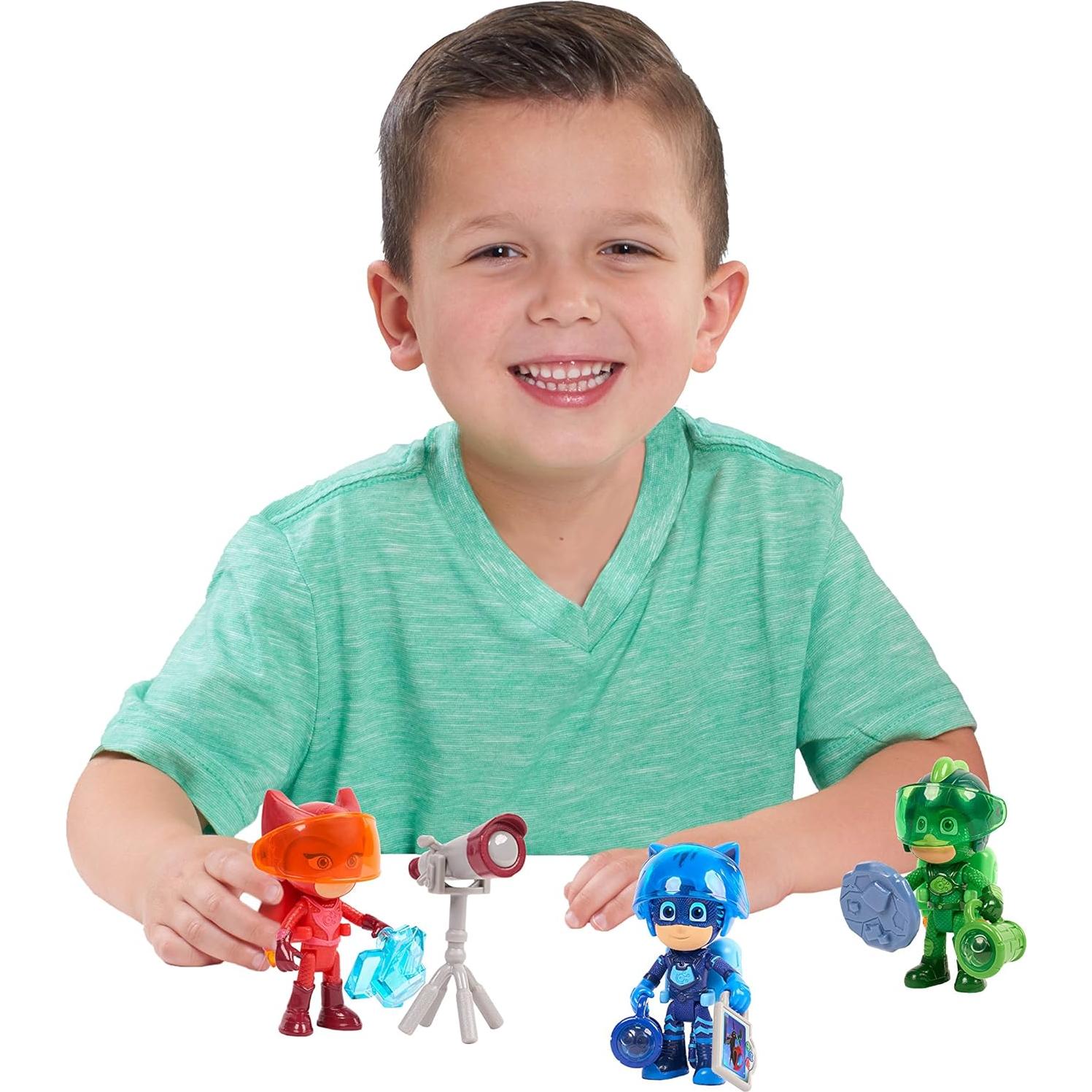Conjunto de Figuras de Aventura PJ Masks Gekko 7.6 cm