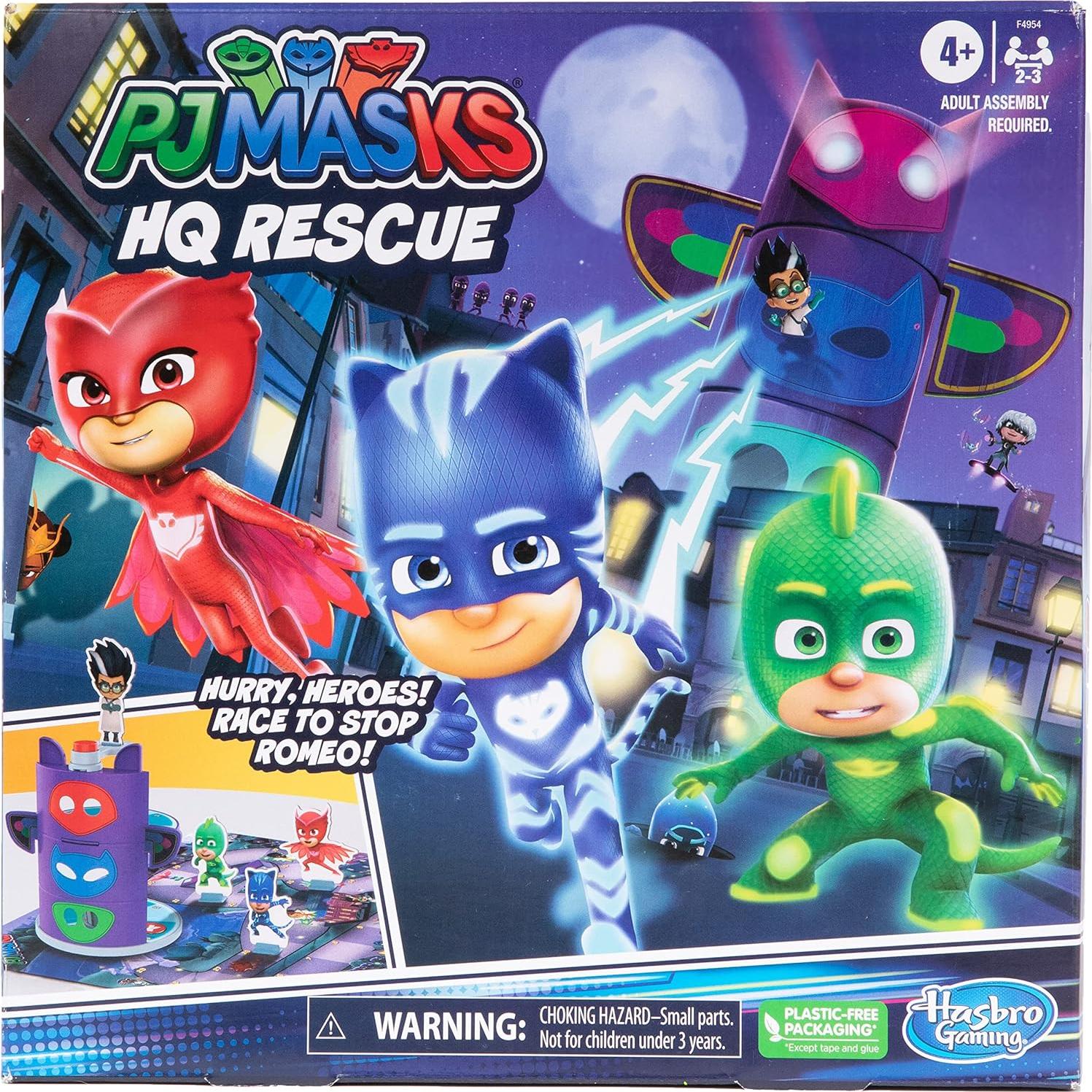 Juego de Mesa PJ Masks HQ Rescue Hasbro para Niños 4+