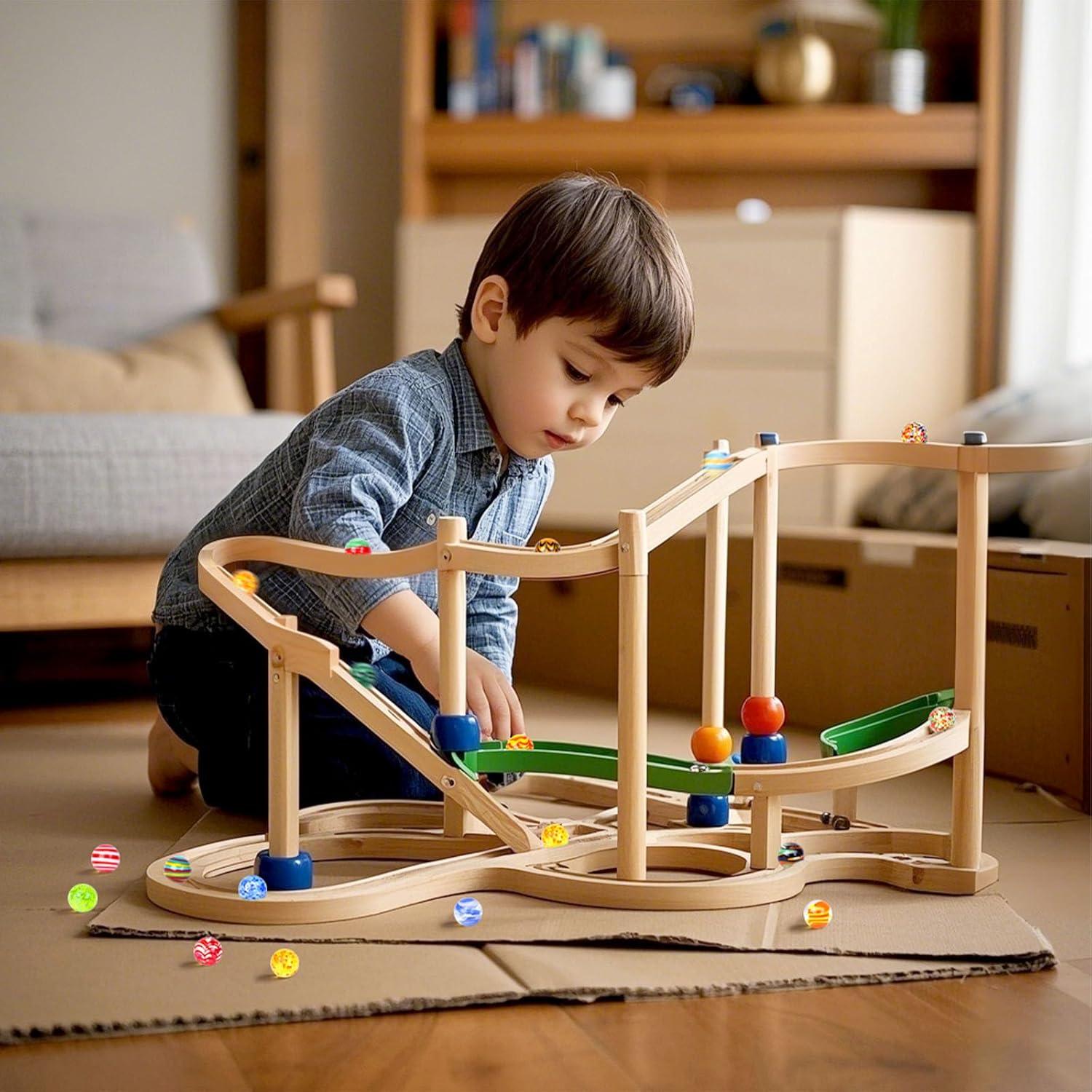 Canicas de Vidrio Coloridas SALLYFASHION 32PCS 16mm para Niños