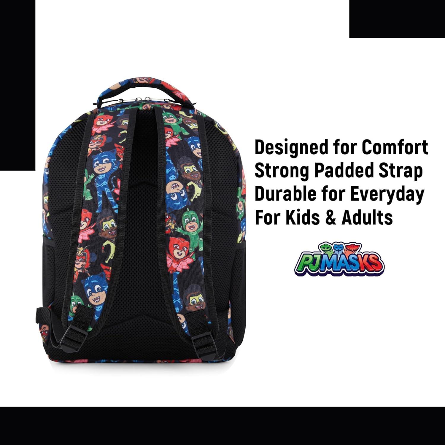 Mochila PJ Masks Héroes Unidos 30L - Catboy, Owlette, Gekko